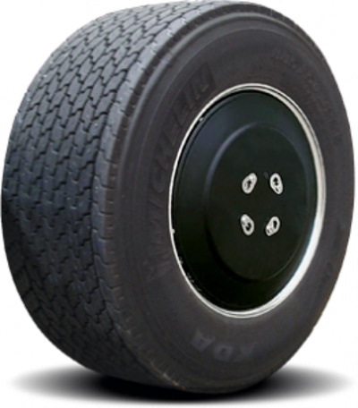 RW1140KBP 22.5 Inch Front Stainless Steel Stealth Black Aero Covers (Hubcaps/Simulators)